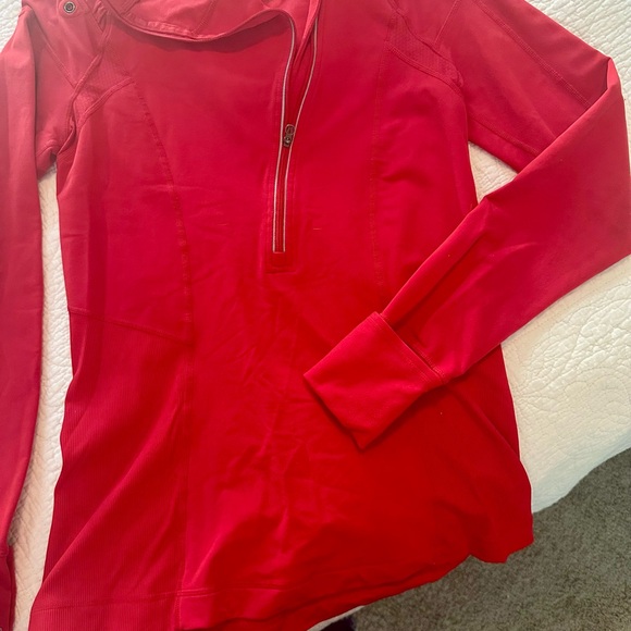 Lululemon Run Jacket M Current Red EXC 6-8 - Picture 10 of 15